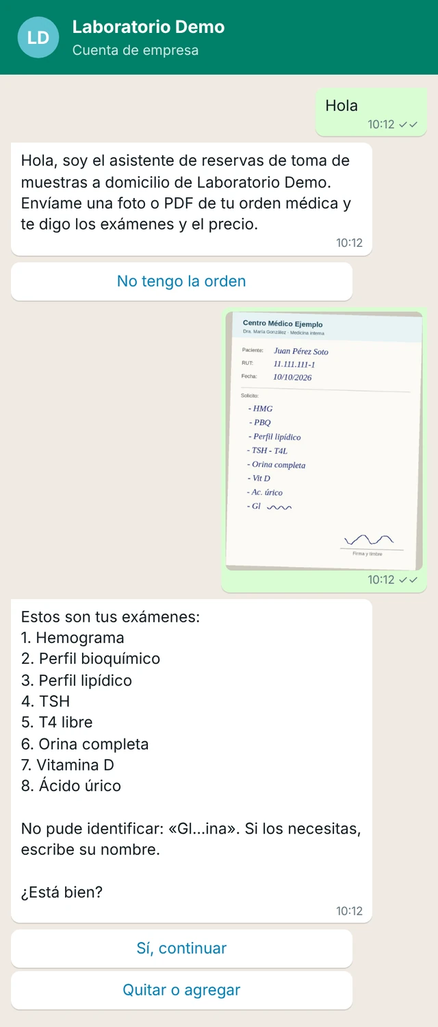 WhatsApp: el asistente lee la orden